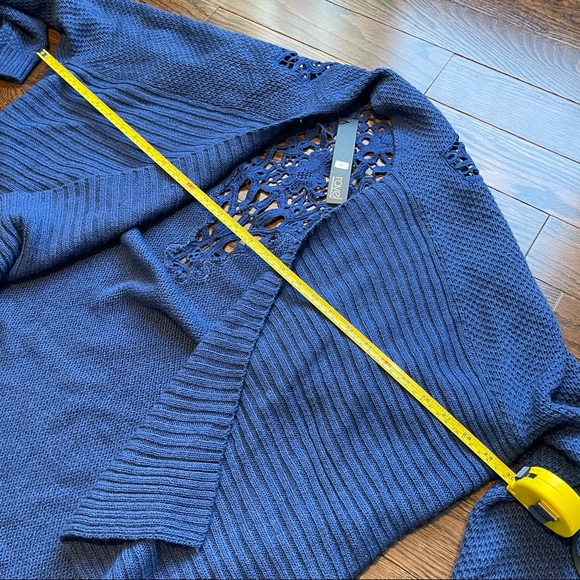 🆕 Ravel USA waterfall sweater marina XL *flaw* - Picture 5 of 9